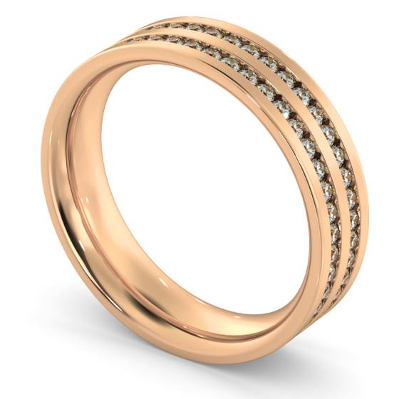 VELA Double Row Round cut Full Eternity Ring