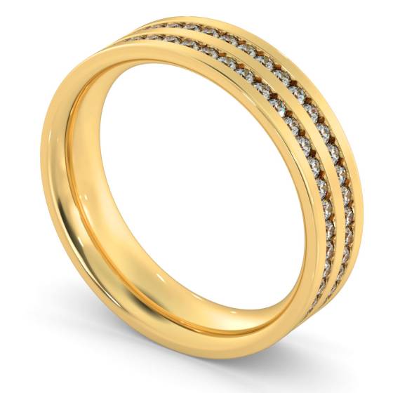 VELA Double Row Round cut Full Eternity Ring