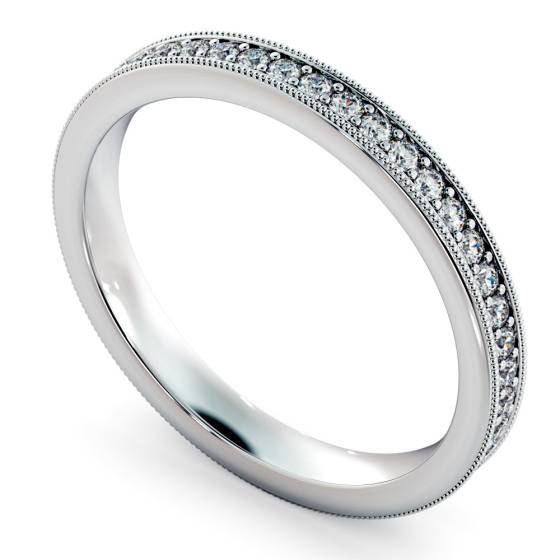 PAVO TAGO Round cut Vintage Full Eternity Band