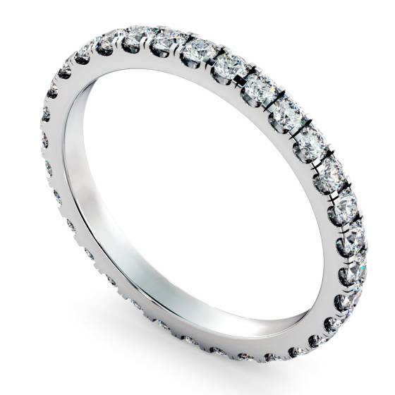 PEGASUS Round cut Full Diamond Eternity Ring