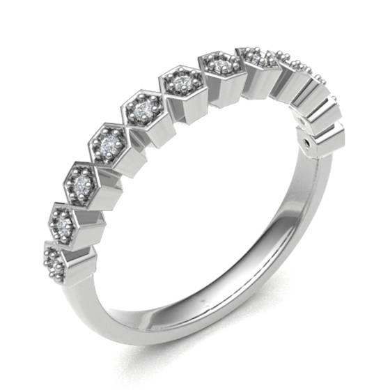 HRRHE2025 Half Eternity Ring