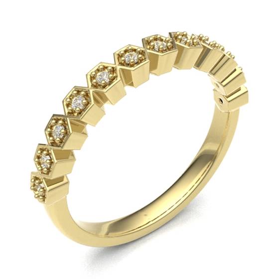 HRRHE2025 Half Eternity Ring