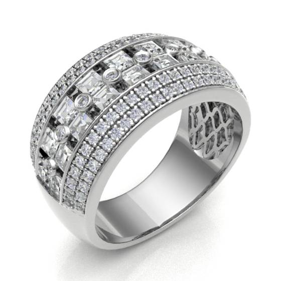 HRRHE2100 Half Eternity Ring