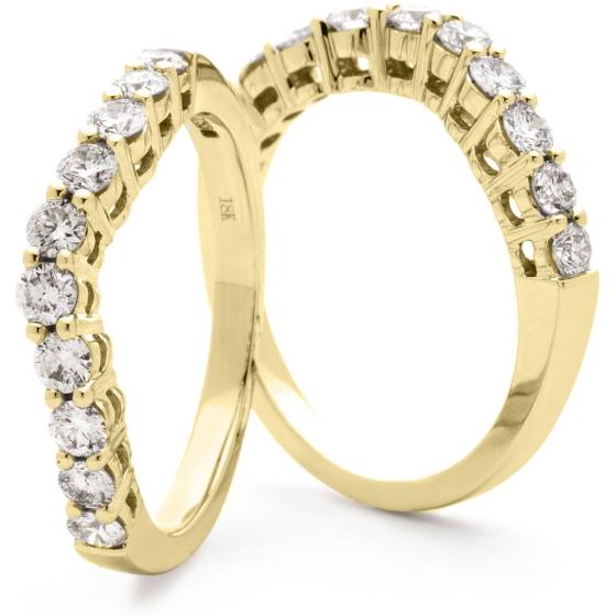 HRRHE2430 Round Cut Half Eternity Ring