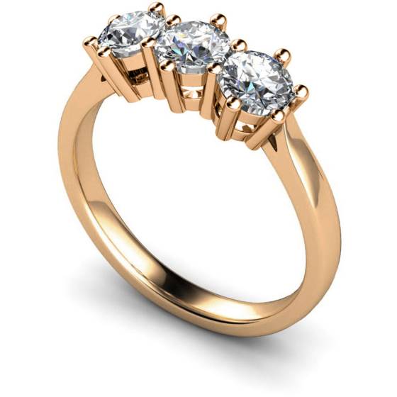 HRRTR101 3 Round Diamonds Trilogy Ring