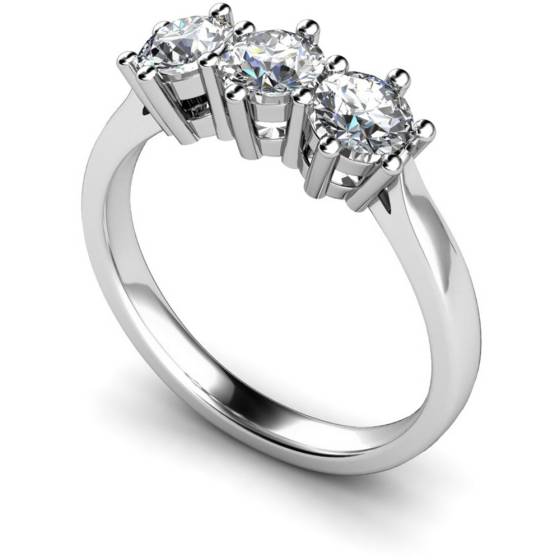 HRRTR101 3 Round Diamonds Trilogy Ring