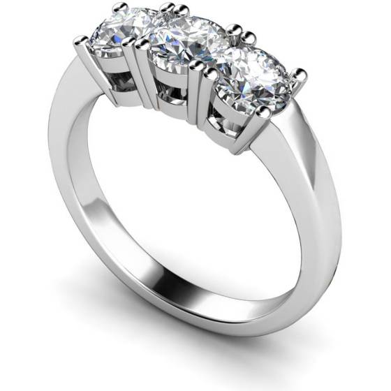 HRRTR110 3 Round Diamonds Trilogy Ring