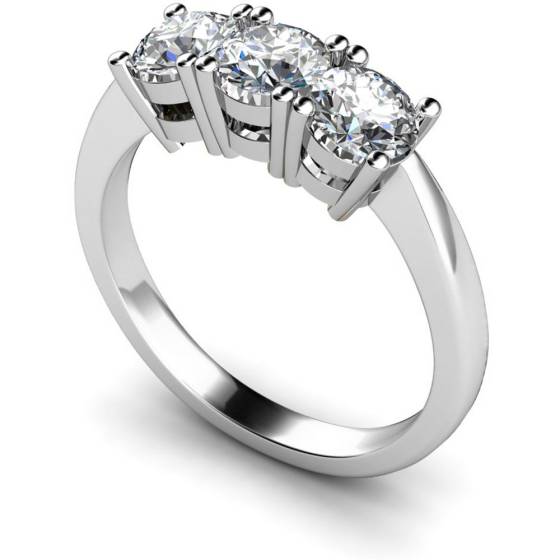 HRRTR111 3 Round Diamonds Trilogy Ring