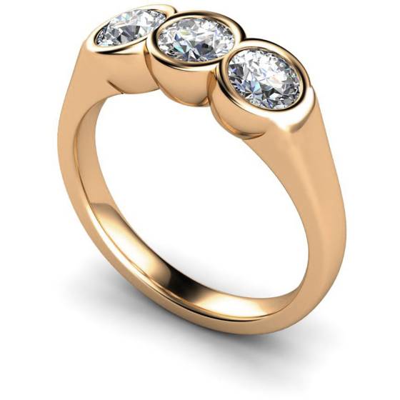 HRRTR115 3 Round Diamonds Trilogy Ring