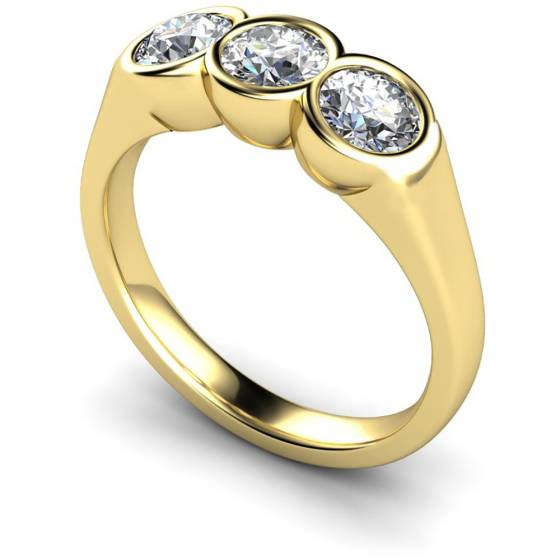 HRRTR115 3 Round Diamonds Trilogy Ring