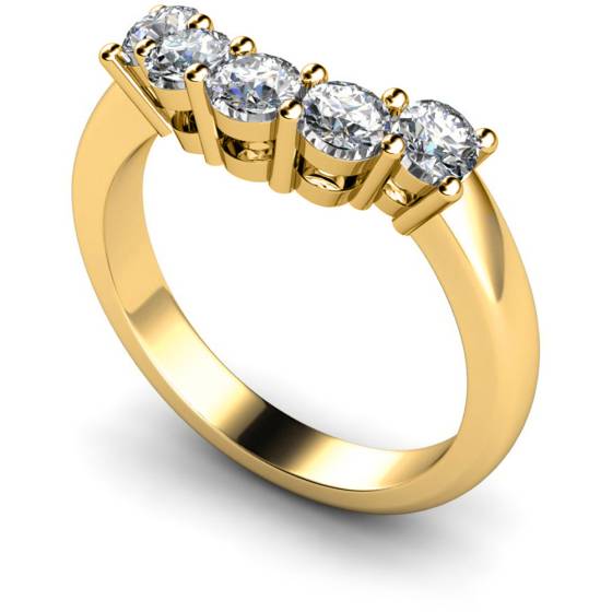 Round 5 Stone Diamond Ring