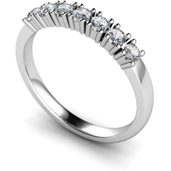 HRRTR222 Round 7 Stone Diamond Ring