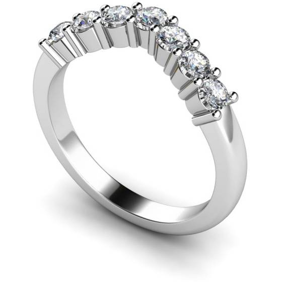 HRRTR225 Round 7 Stone Diamond Ring