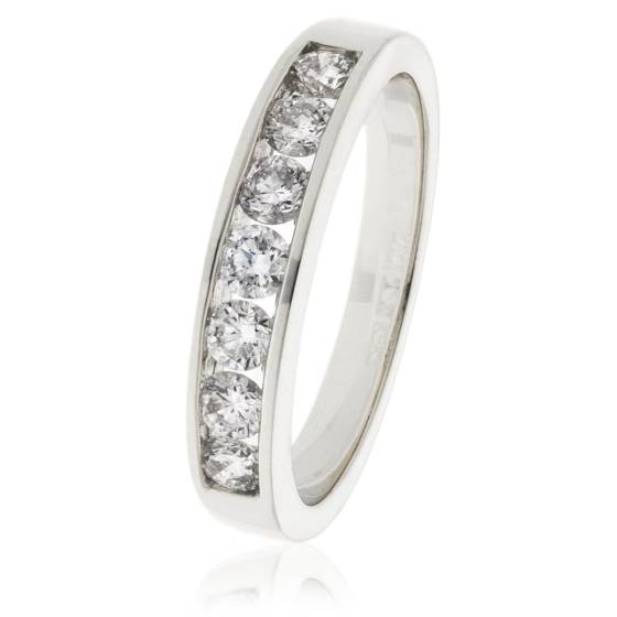 HRRTR2398 Round 7 Stone Diamond Ring