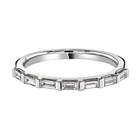 HRRWB043 Baguette cut Diamond Designer Wedding Ring