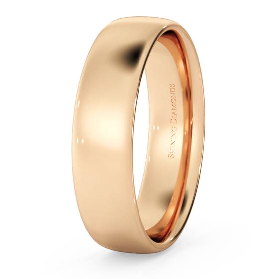 HWNE513 Traditional Court Wedding Ring - Lightweight, 5mm width