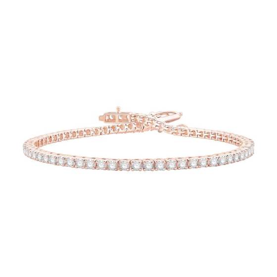 Round Diamond Lab Grown Bracelet