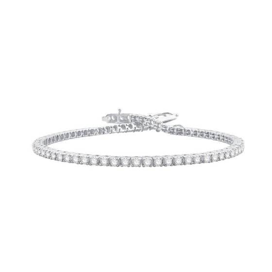 Round Diamond Lab Grown Bracelet