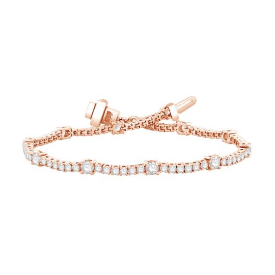 3ct Round Diamond Designer Bracelet