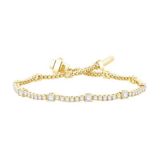 3ct Round Diamond Designer Bracelet