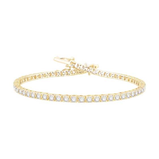 Round Diamond Lab Grown Bracelet