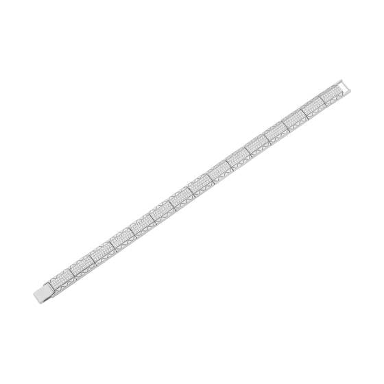 Mens Diamond Cuban Bracelet