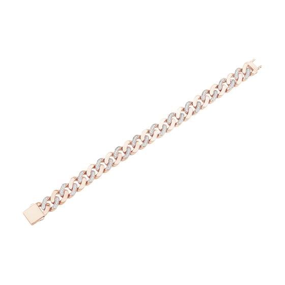 Mens Diamond Cuban Bracelet