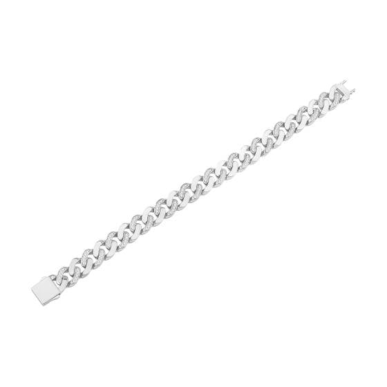 Mens Diamond Cuban Bracelet