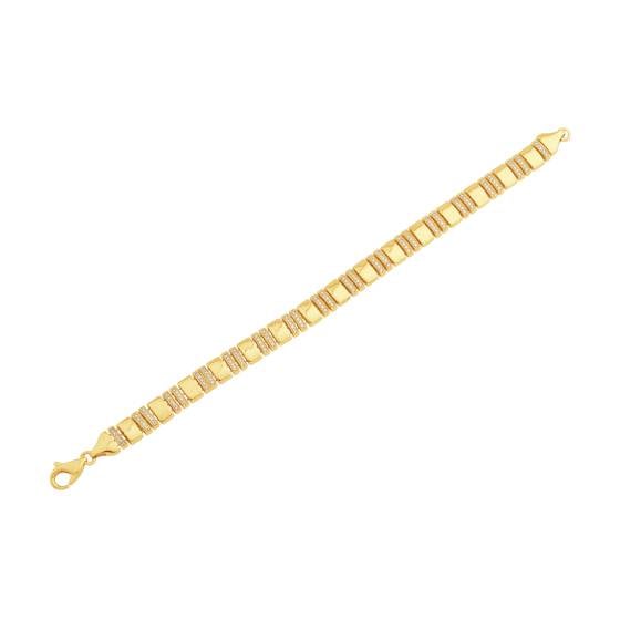 Mens Diamond Cuban Bracelet