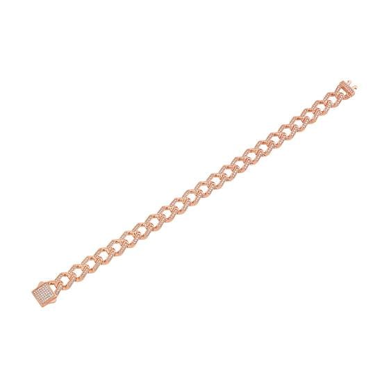 Mens Diamond Cuban Bracelet