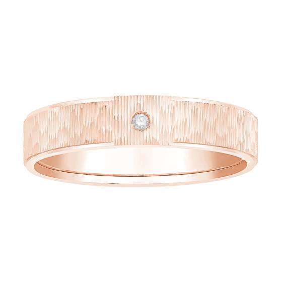 Mens Diamond Set Wedding Band