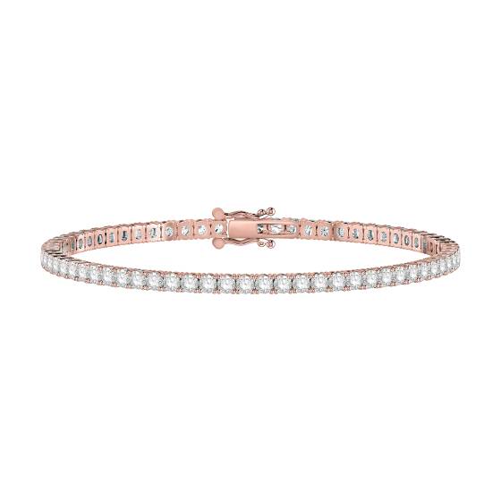 Round Diamond Lab Grown Bracelet