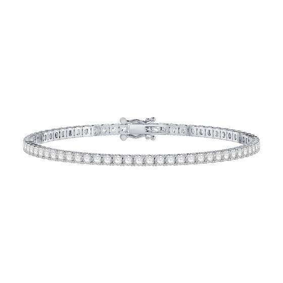 Round Diamond Lab Grown Bracelet