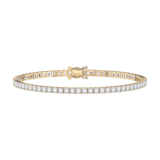 Round Diamond Lab Grown Bracelet