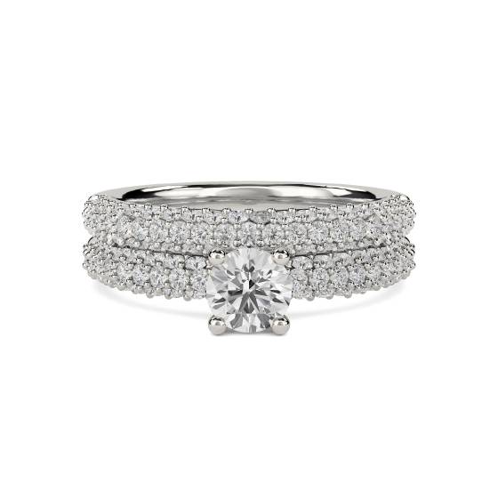 Classic Vintage Round Diamond Ring