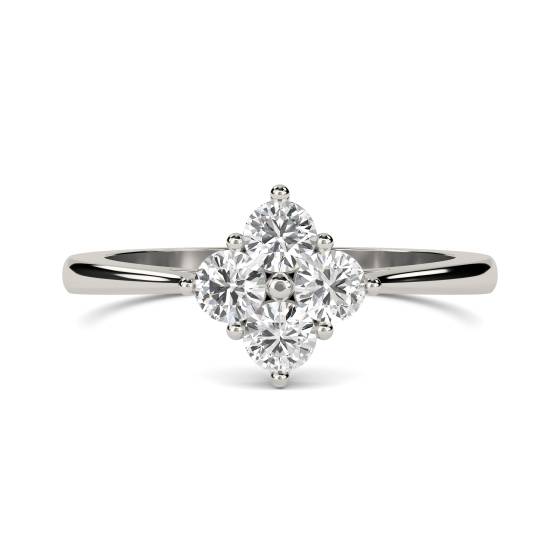 4 Stone Round Diamond Ring