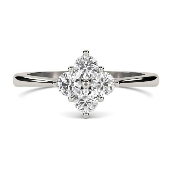 4 Stone Round Diamond Ring