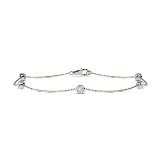 0.50ct Classic Round Diamond Chain Bracelet