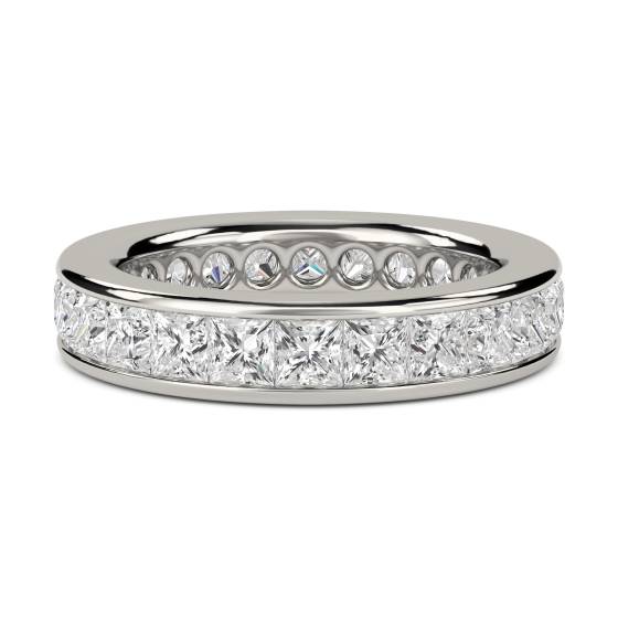 2.50ct Elegant Princess Diamond Full Eternity Ring