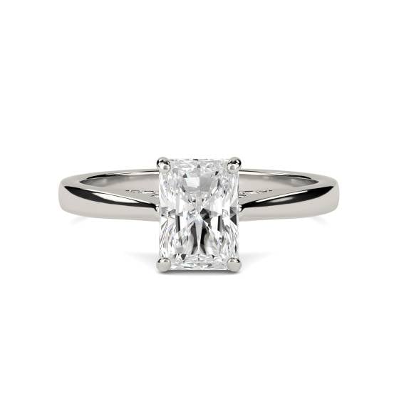 Elegant Radiant Diamond Engagement Ring