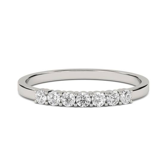 0.25ct Round Diamond Cut Wedding Ring