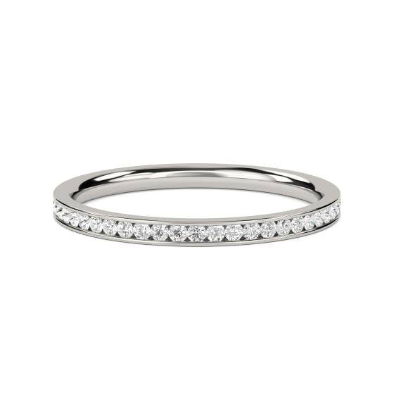 0.25ct Round Diamond Cut Wedding Ring
