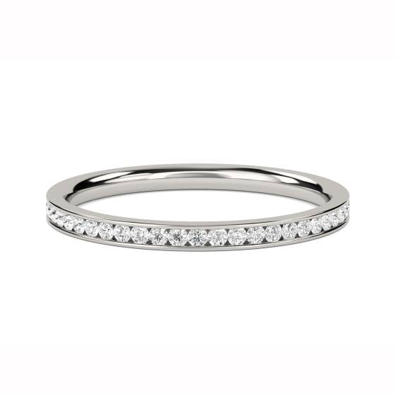 0.25ct Round Diamond Cut Wedding Ring