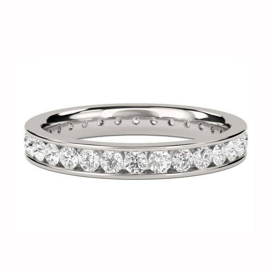 0.75ct Round Diamond Cut Wedding Ring