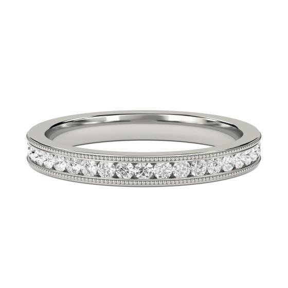 0.50ct Round Diamond Cut Wedding Ring