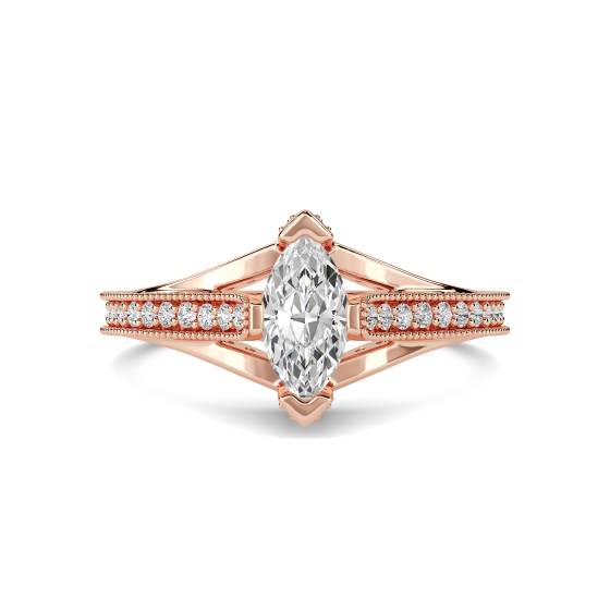 Marquise Diamond Designer Vintage Ring