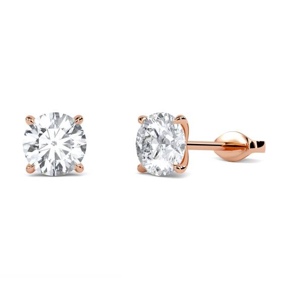 Classic Round Diamond Designer Earrings