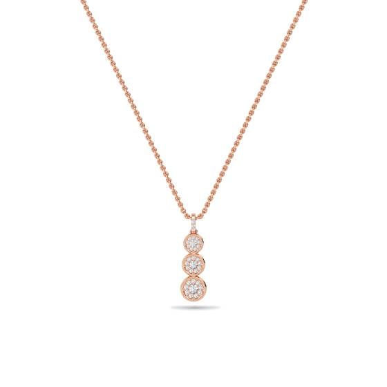 Elegant Round Diamond Designer Pendant