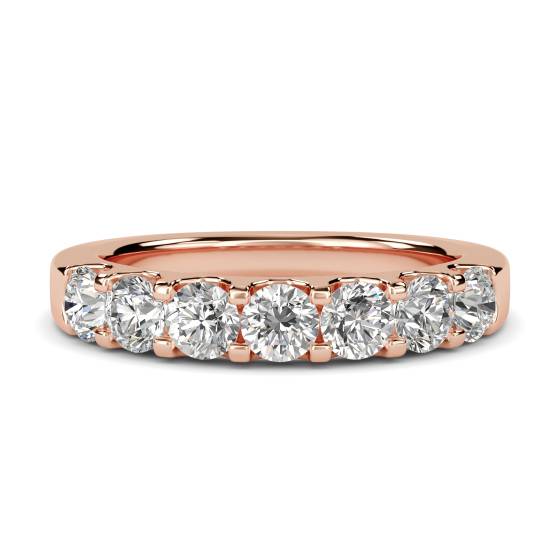1.00ct Round Diamond Half Eternity Ring