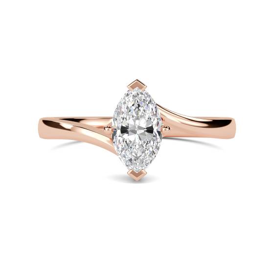 Marquise Diamond Engagement Ring